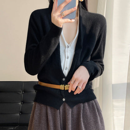 Alyssa - Luźny wełniany sweter dla kobiet