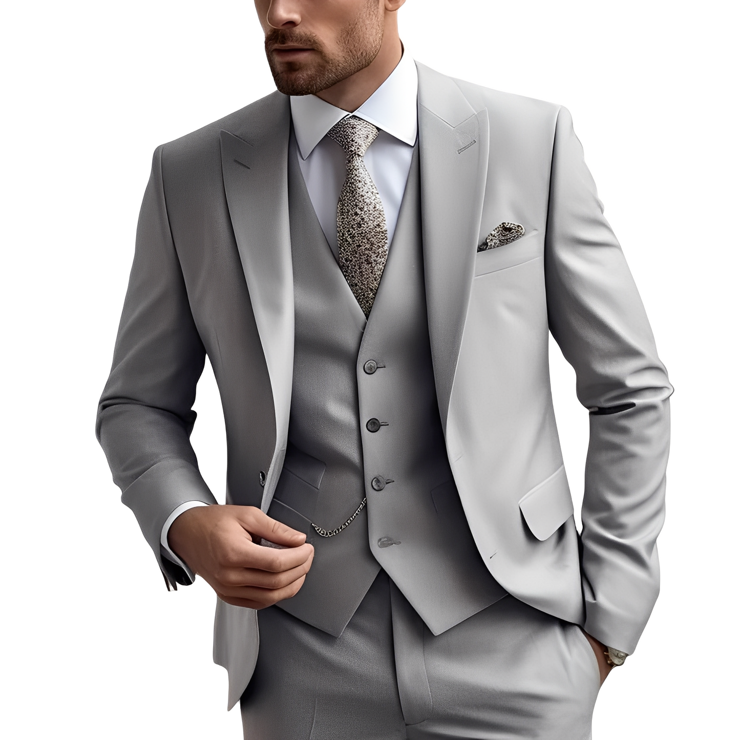 Austin - Elegancki 3-częściowy garnitur dla mężczyzn