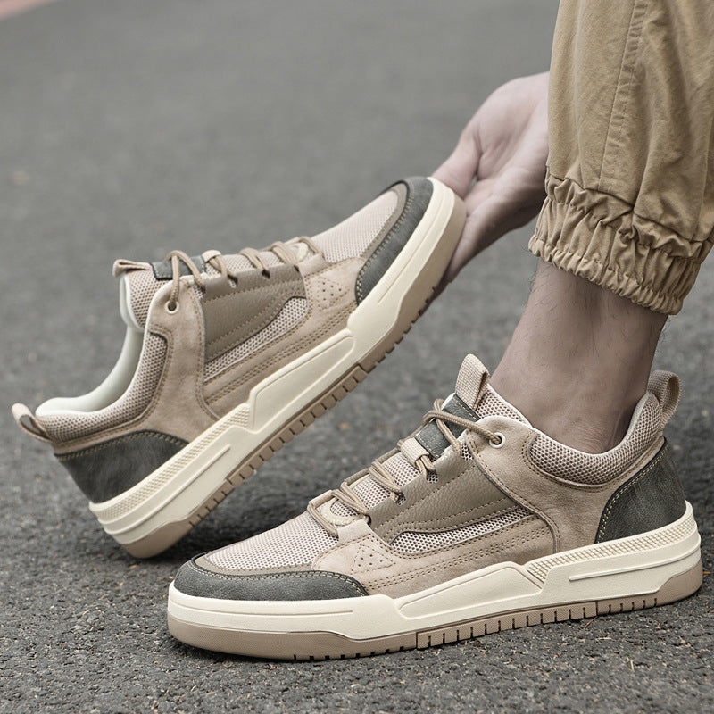 Carl - Stylowe, nisko ścięte mesh-sneakersy dla mężczyzn