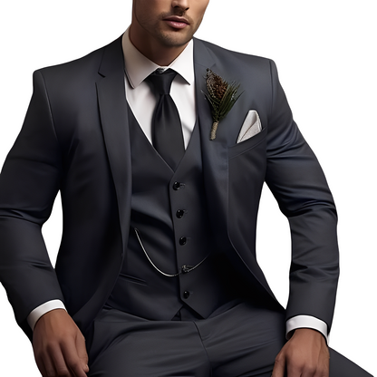 Austin - Elegancki 3-częściowy garnitur dla mężczyzn