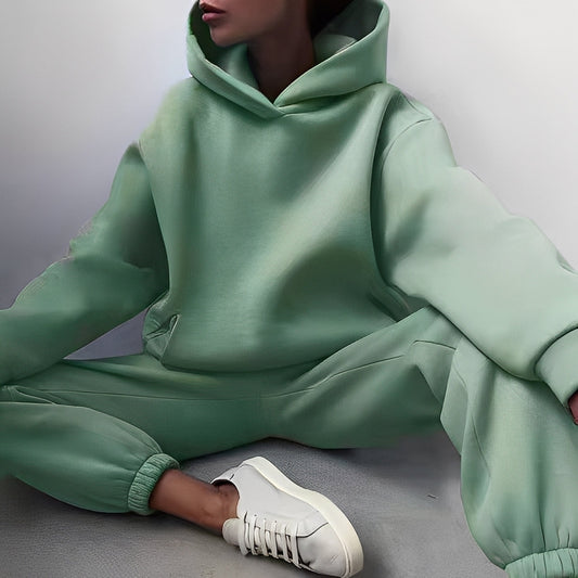 Wenona - Wygodny zestaw wypoczynkowy z kapturem dla kobiet