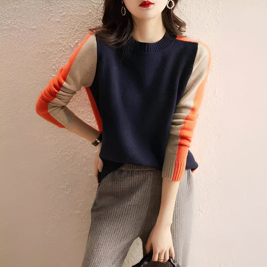 Allie - Stylowy pasiasty sweterek dla kobiet