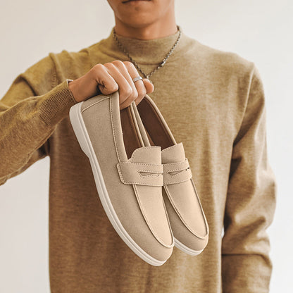 Jonathan - Swobodne, eleganckie zamszowe mokasyny dla mężczyzn