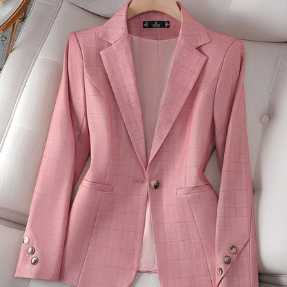 Claudia - Elegancki blezer w kratkę dla kobiet