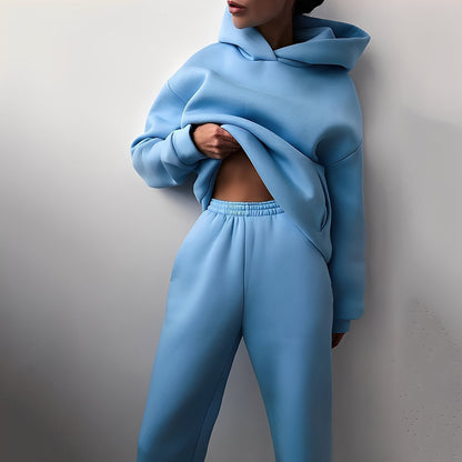 Wenona - Wygodny zestaw wypoczynkowy z kapturem dla kobiet