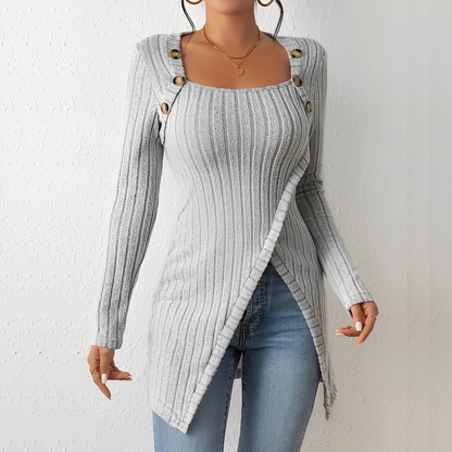 Alfreda - Góra dziana z guzikami dla kobiet