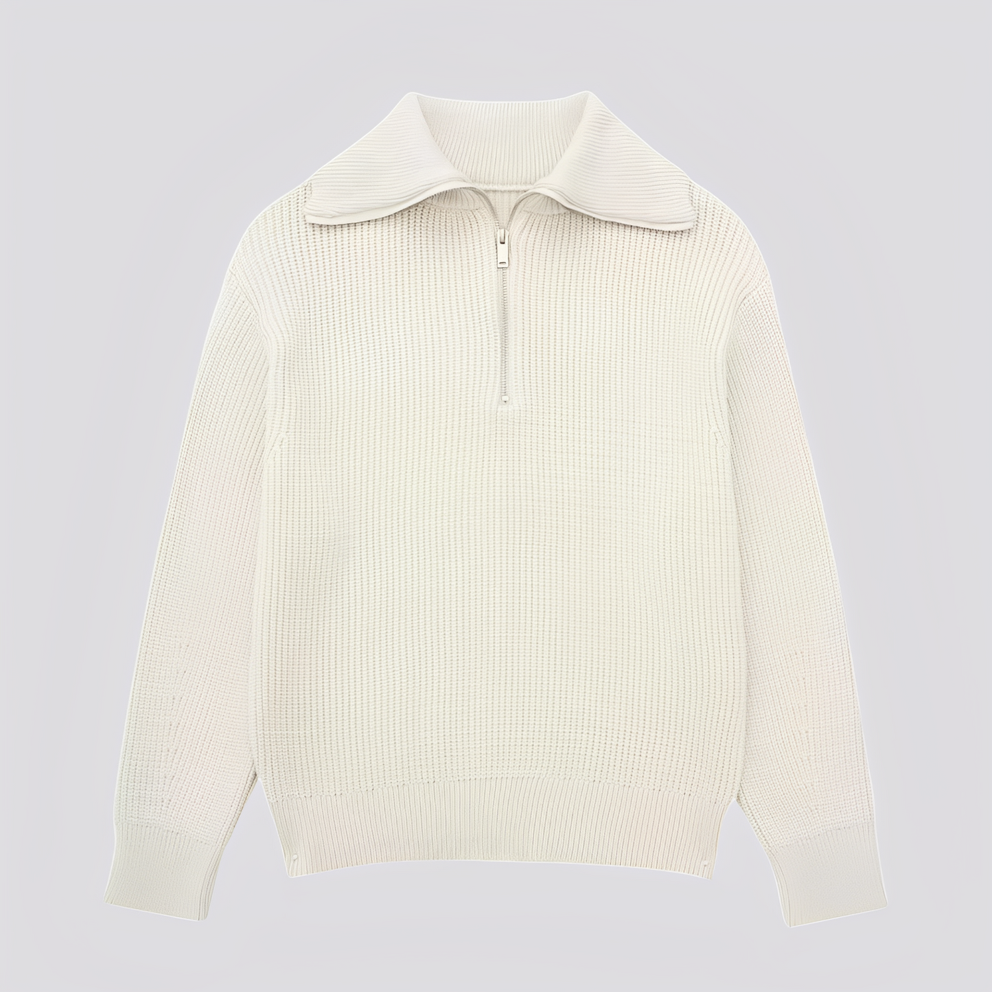 Christine - Stylowy pasiasty sweter z zamkiem dla kobiet