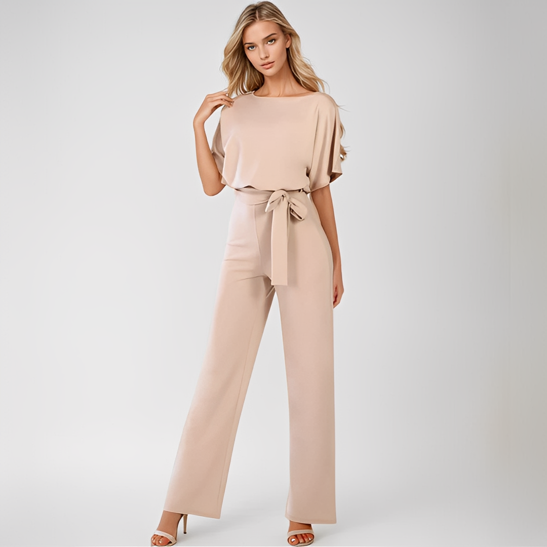 Frelyn - Elegancki kombinezon z paskiem dla kobiet