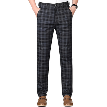 Hayavert - Modne spodnie w kratę dla mężczyzn