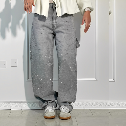 Gigi - Dżins oversize elegancki dla kobiet