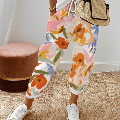 Jacinthe - Spodnie wygodne z sznurkiem dla kobiet