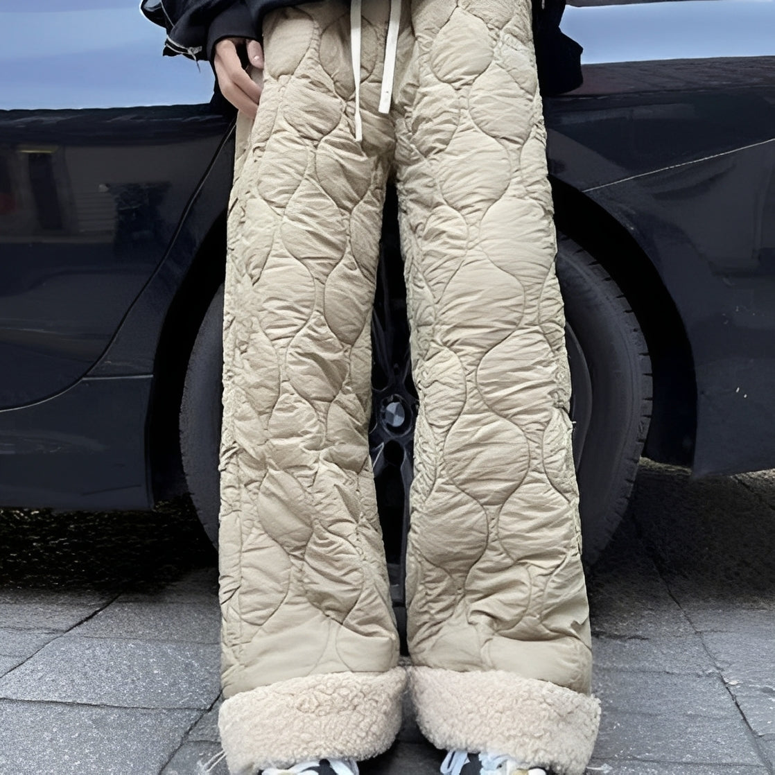 Charlie - Ciepłe, watowane spodnie polarowe dla mężczyzn
