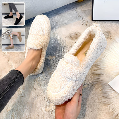 Mara - Damskie zimowe mokasyny z ociepleniem