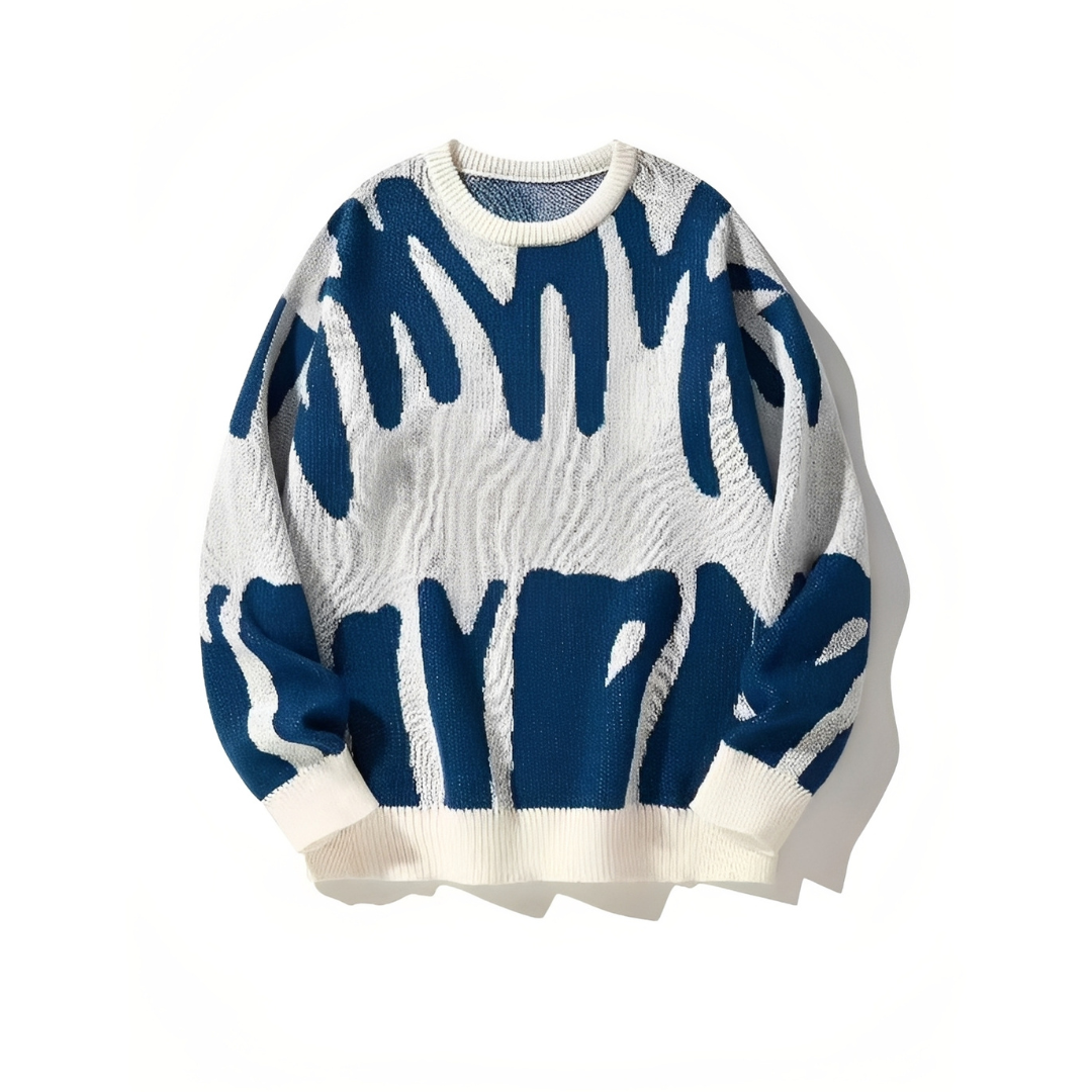 Edan - Sweter z wełny wygodny i ciepły dla mężczyzn