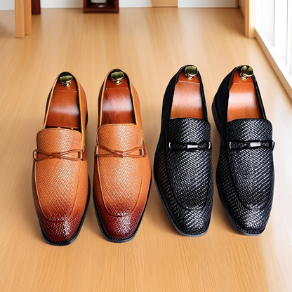 Phillip - Eleganckie biznesowe oxford-slipper dla mężczyzn