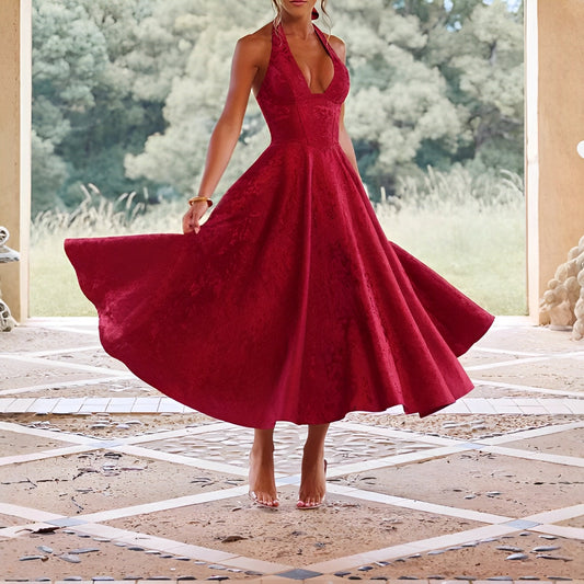 Samantha - Elegancka sukienka koktajlowa bez rękawów