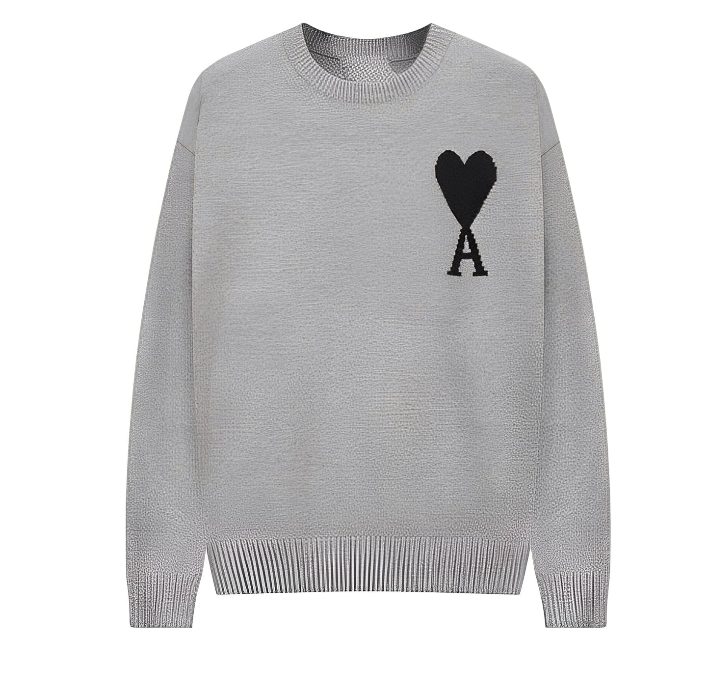 Darden - Prosty haftowany sweter dla mężczyzn