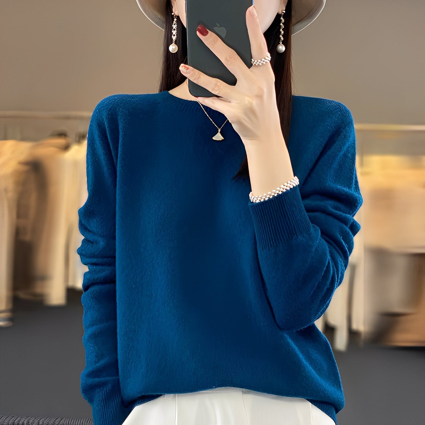 Cheyanne - Elegancki kaszmirowy sweterek dla kobiet