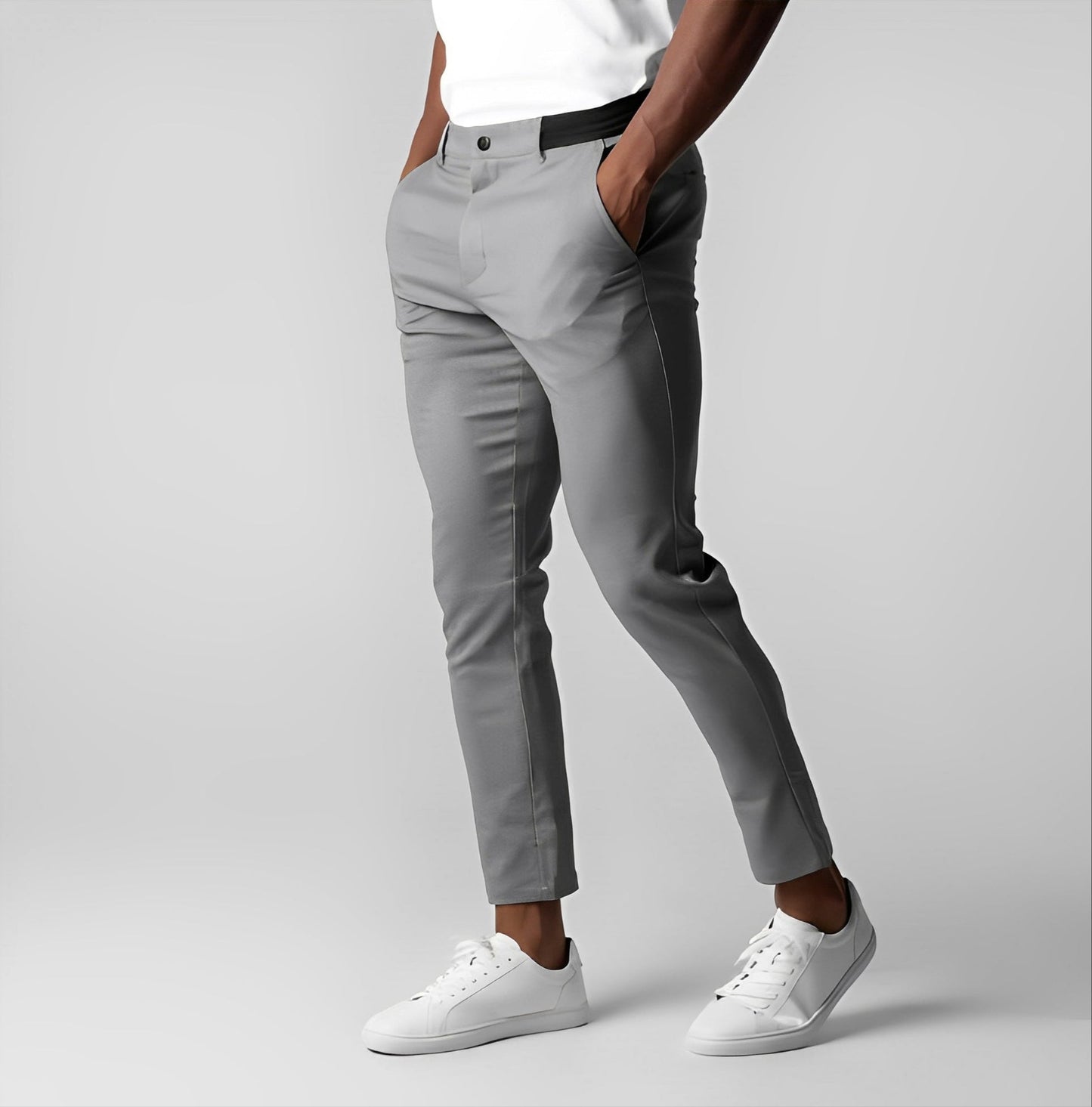 Justine - Luźne Slim-Fit-Chinosy dla Mężczyzn