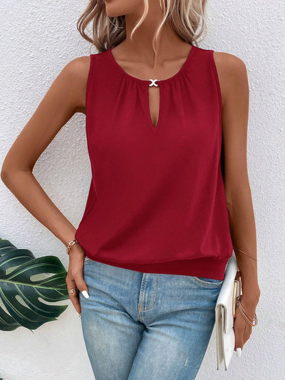 Cheyenne - Stylowy top bez rękawów dla kobiet
