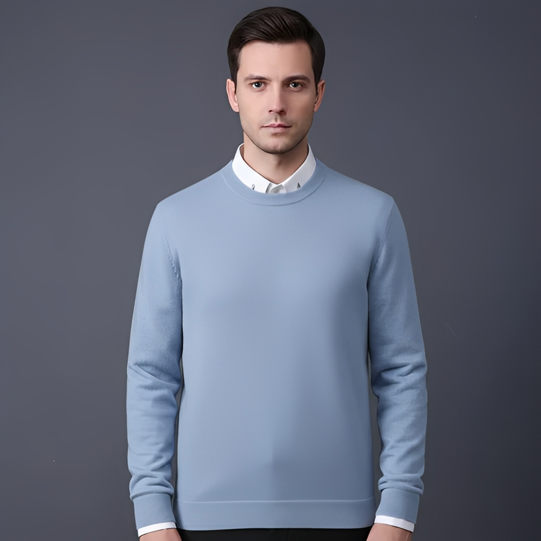 Eren - Sweter z wełny wygodny i ciepły dla mężczyzn