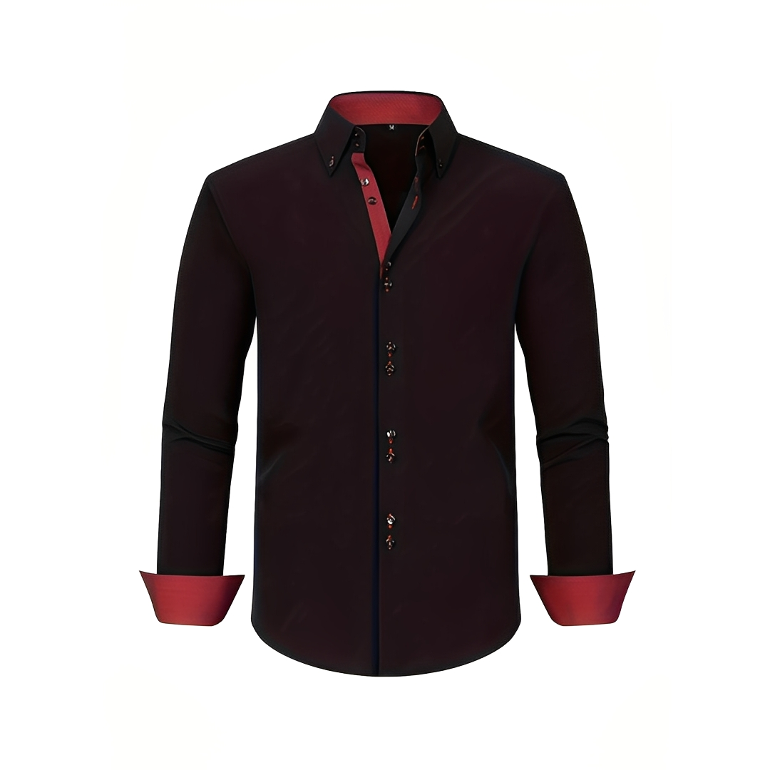 Cirk - Polo z długimi rękawami rozciągliwy dla mężczyzn