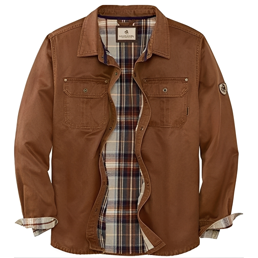 Abbánes - Kurtka casualowa z bawełny dla mężczyzn