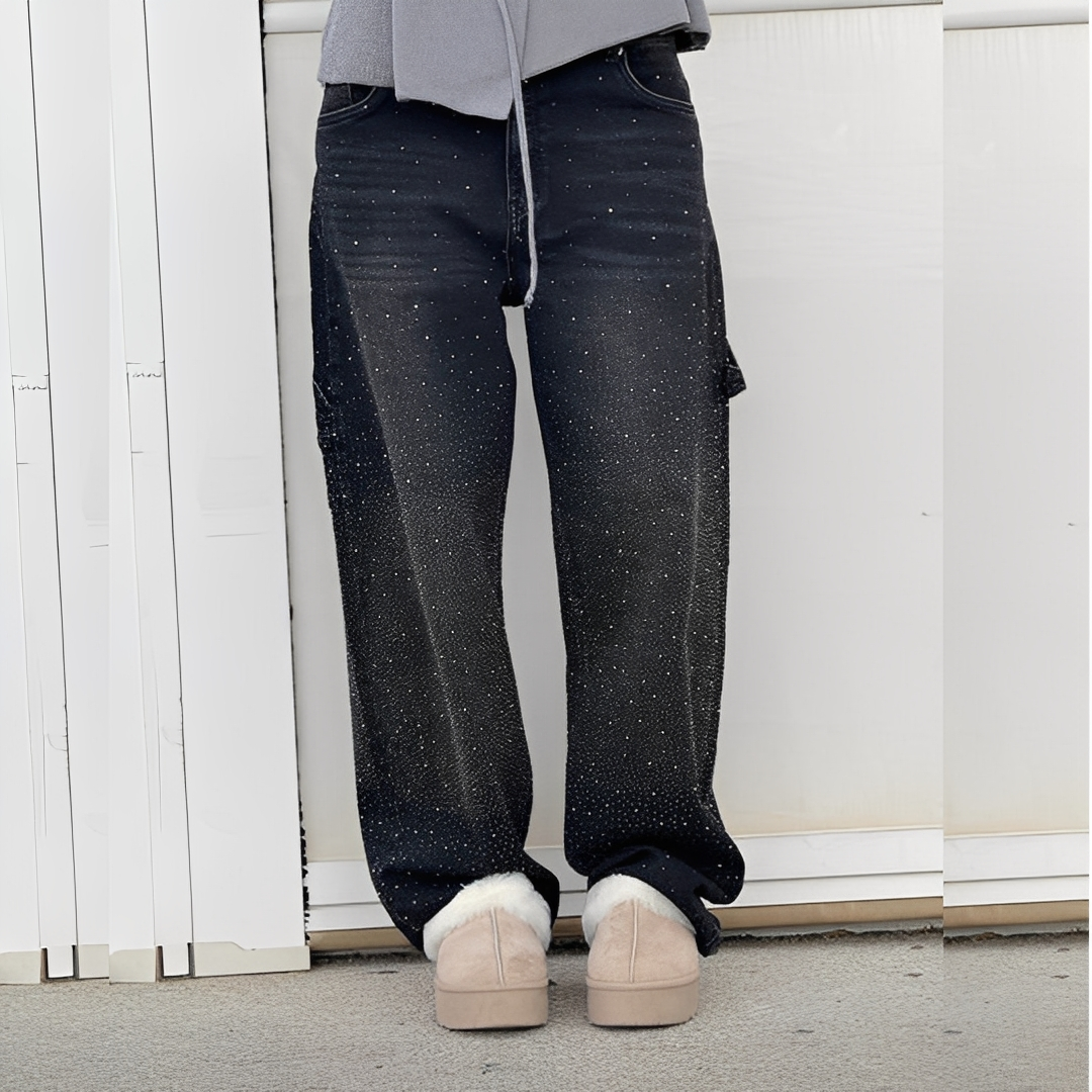 Gigi - Dżins oversize elegancki dla kobiet