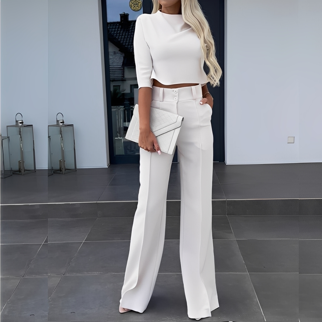 Mélisande - Nowoczesna bluzka i spodnie dla kobiet