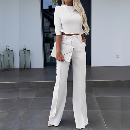 Mélisande - Nowoczesna bluzka i spodnie dla kobiet