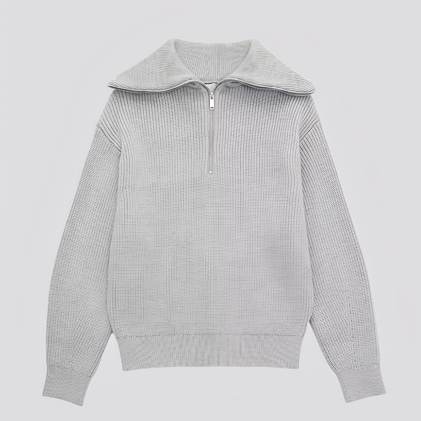 Christine - Stylowy pasiasty sweter z zamkiem dla kobiet