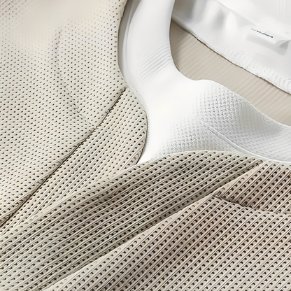 Dayton - Stylowy, nowoczesny sweterek waflowy dla mężczyzn