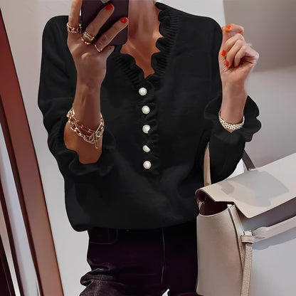 Isabella - Elegancki sweter z guzikami dla kobiet