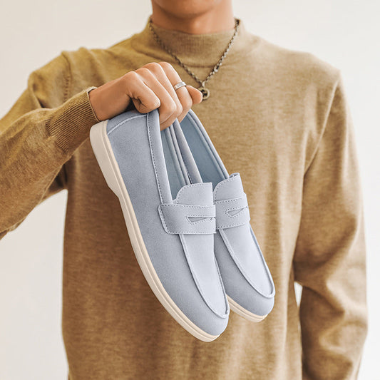 Jonathan - Swobodne, eleganckie zamszowe mokasyny dla mężczyzn