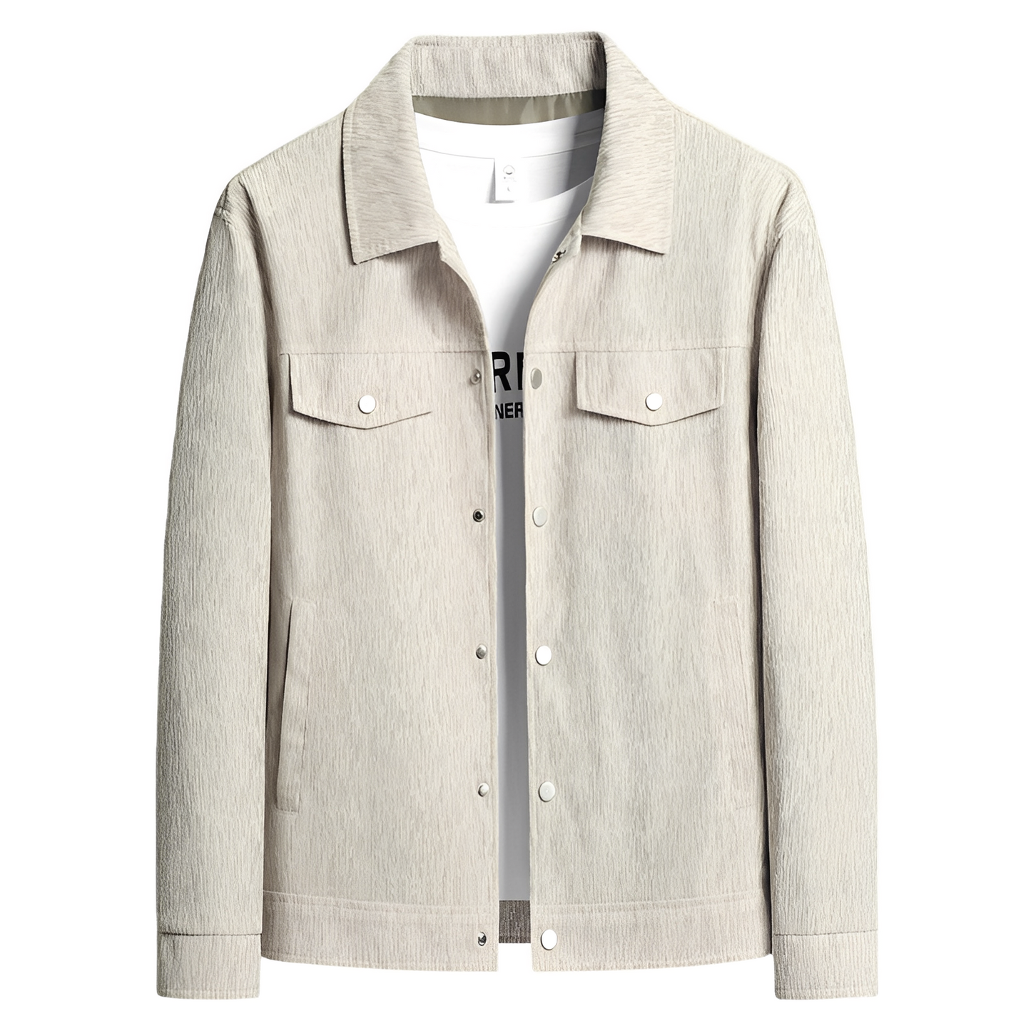 Jack - Nowoczesna, luźna kurtka sztruksowa dla mężczyzn