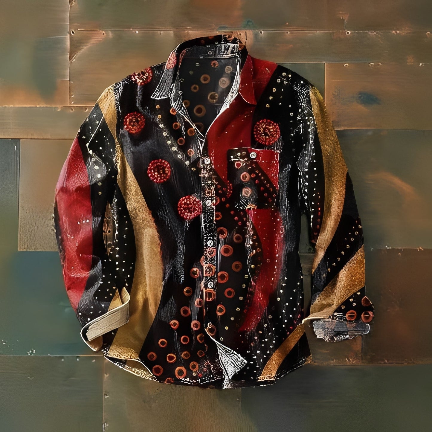 Sybille - koszule z wzorem vintage dla mężczyzn