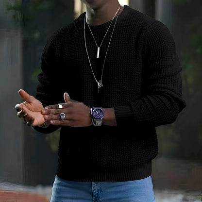 Luke - Luźny długi rękaw sweter dla mężczyzn
