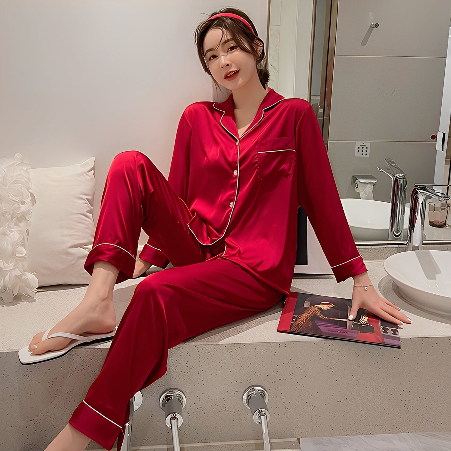 Ella - Modny kaszmirowy sweter damski Zestaw