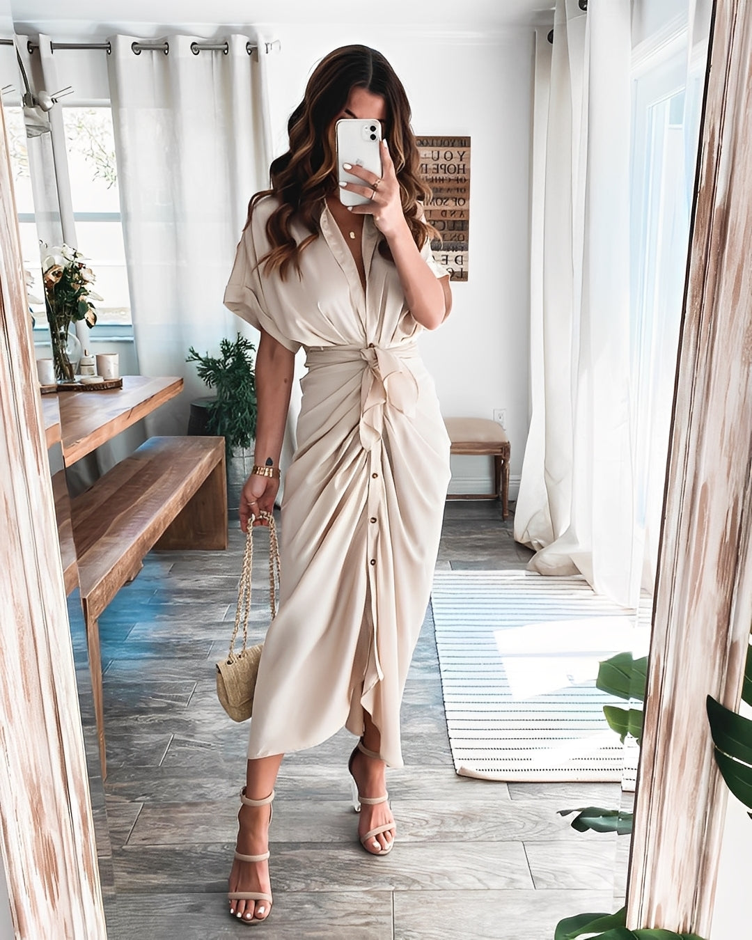 Antoinette - Stylowa długa suknia damska