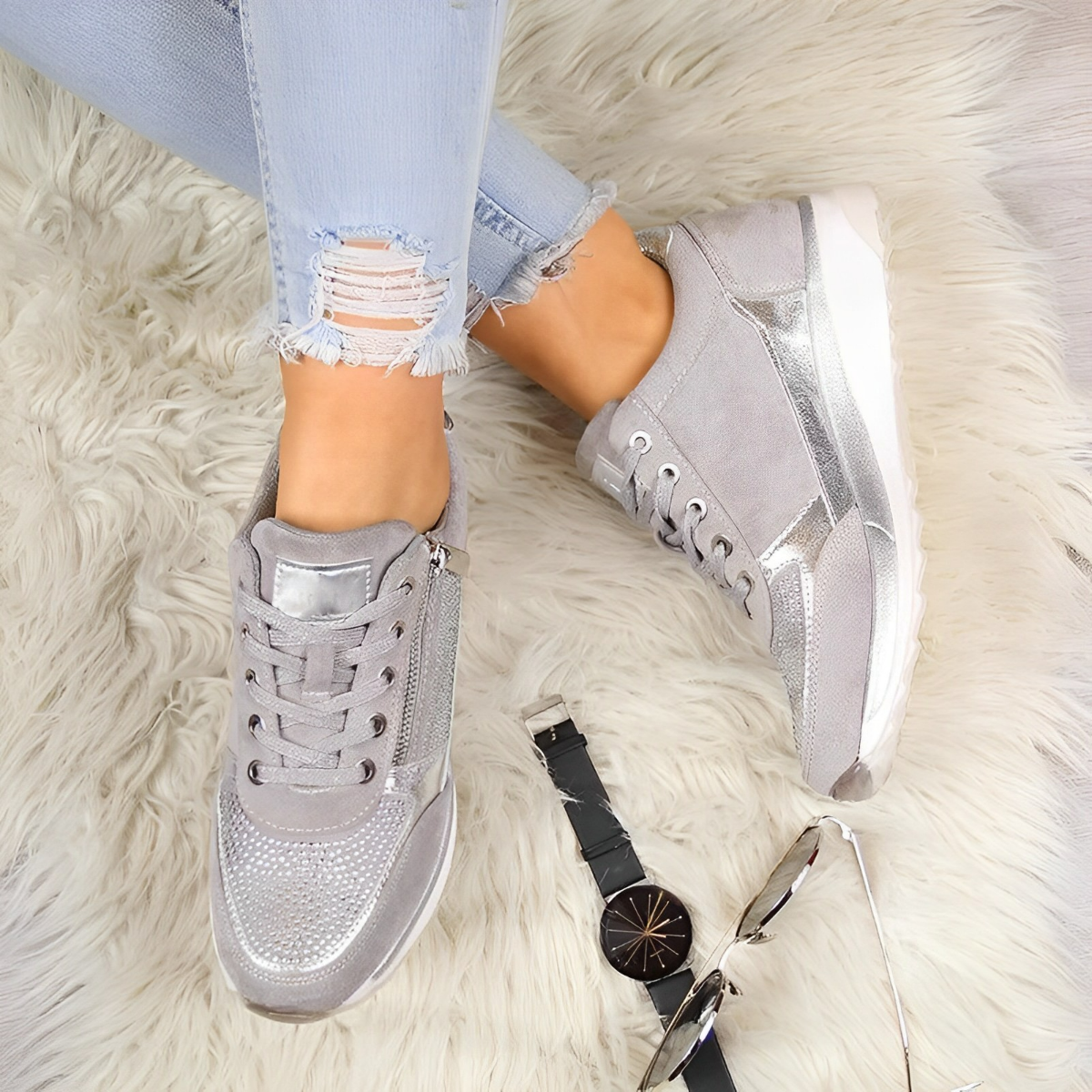 Pro Shoes - Buty sportowe z zamkiem