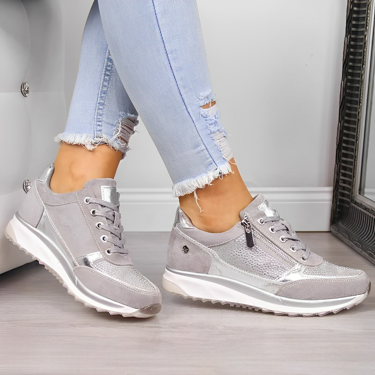 Pro Shoes - Buty sportowe z zamkiem