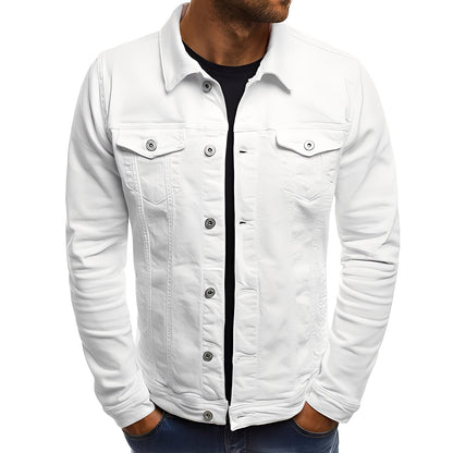 Steven - Stylowa Dżinsowa Kurtka z Kieszeniami dla Mężczyzn
