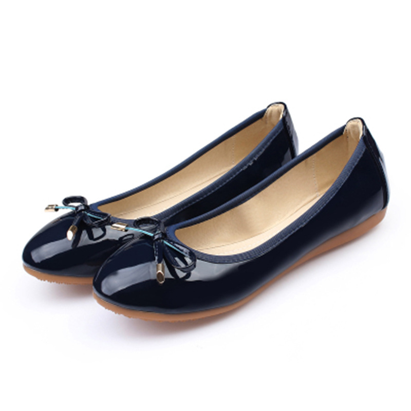 Melyssa - płaskie buty damskie z kokardą