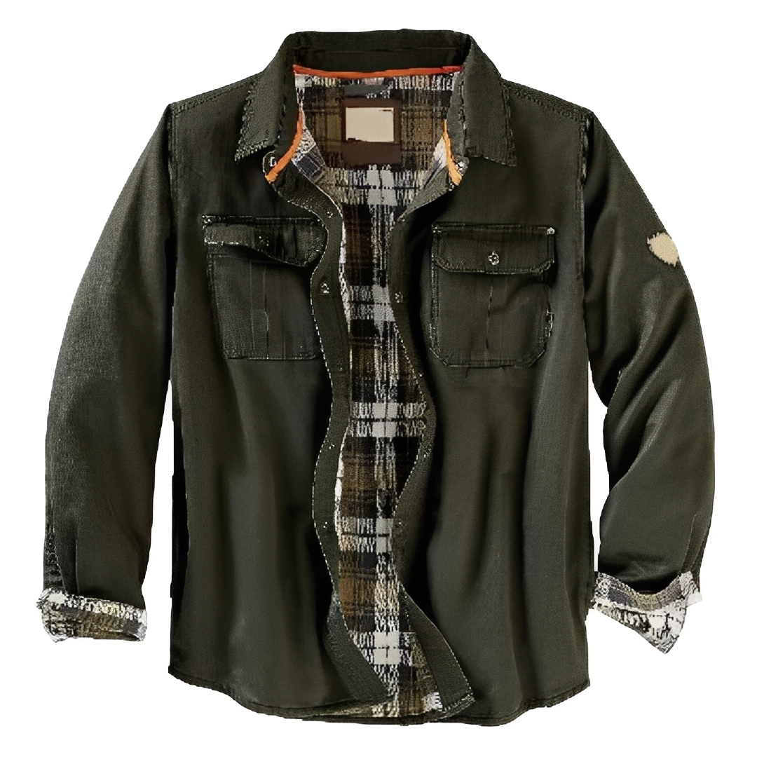 Abbánes - Kurtka casualowa z bawełny dla mężczyzn