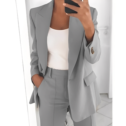 Alexes - Blazer i eleganckie spodnie dla kobiet zestaw