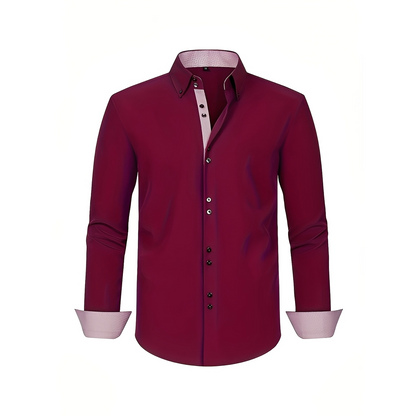 Cirk - Polo z długimi rękawami rozciągliwy dla mężczyzn