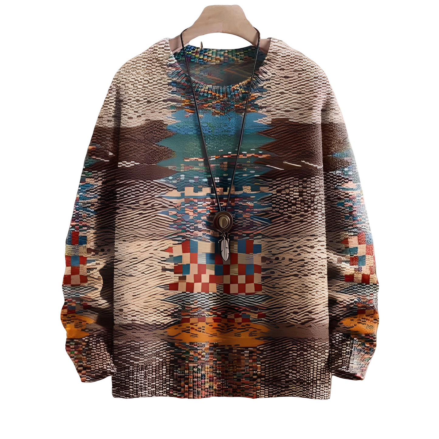 Eugene - Stylowy pasiasty sweter z wełny dla mężczyzn