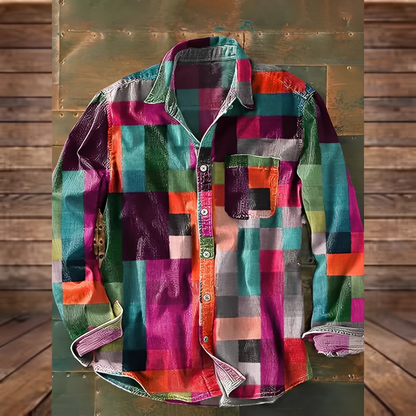 Gontran - Koszula elegancka z praktyczną kieszenią dla mężczyzn