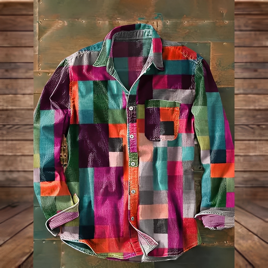 Gontran - Koszula elegancka z praktyczną kieszenią dla mężczyzn