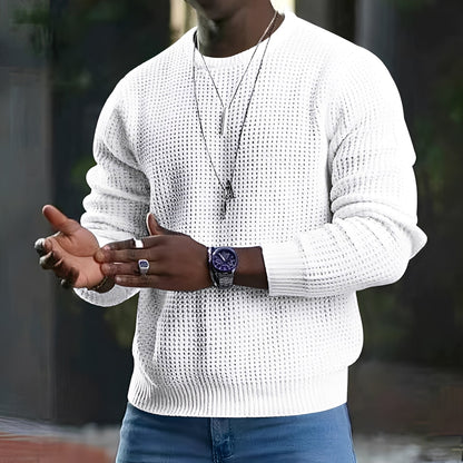 Luke - Luźny długi rękaw sweter dla mężczyzn